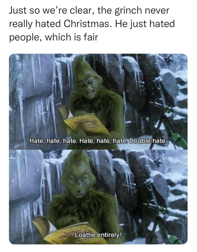 Do you think that The Grinch is actually the bad guy or is it the other Whos?