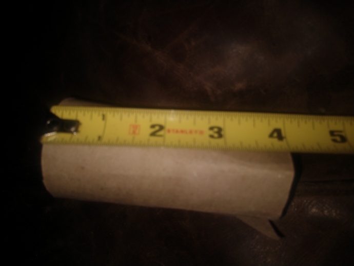 Four inch toilet paper roll tube