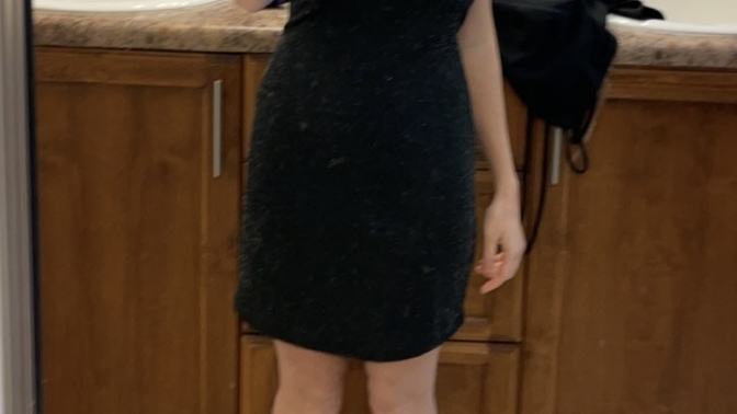 Between these two dresses what is a good choice to wear for a birthday party?