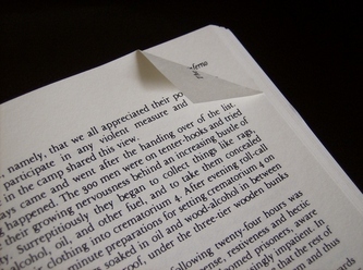 Do you dog ear your book pages to mark your place?