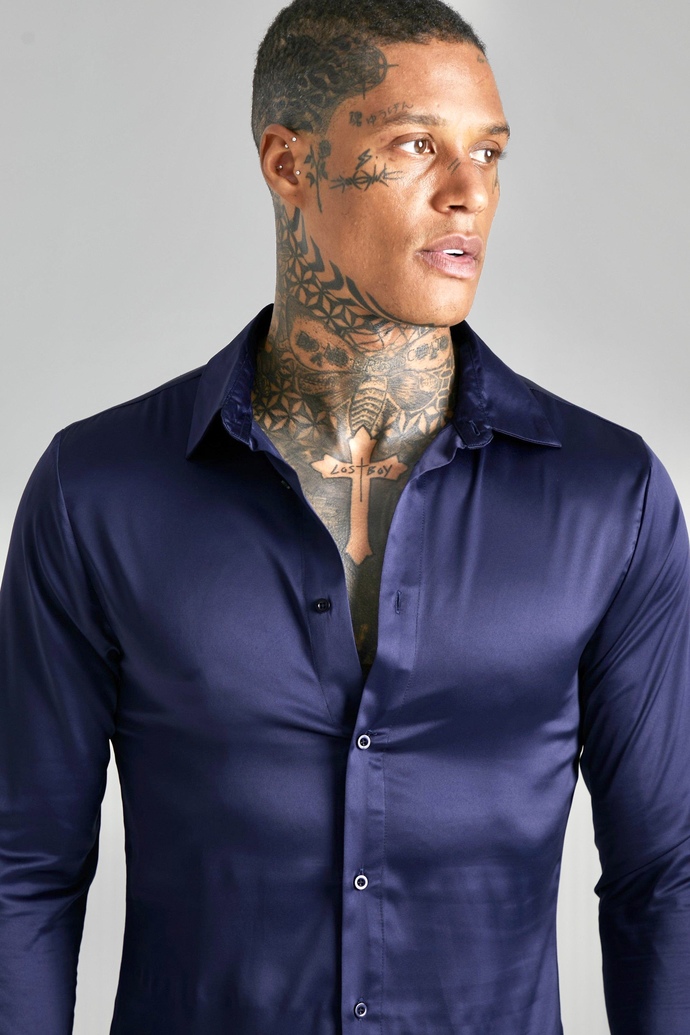 What do you think of guys in satin shirts?