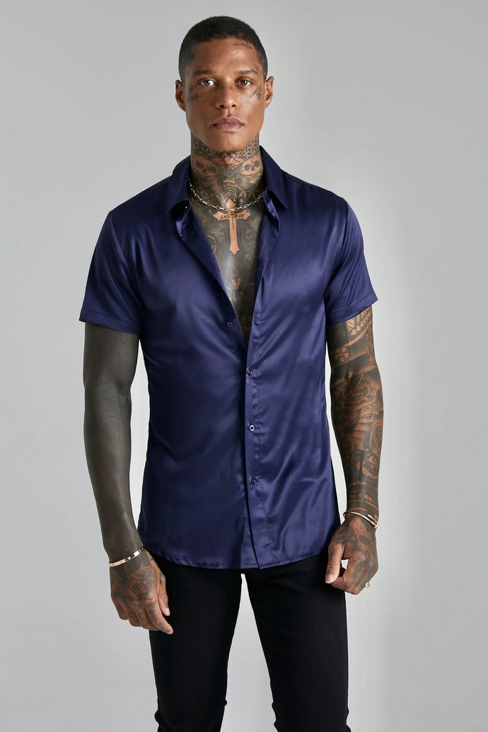 What do you think of guys in satin shirts?