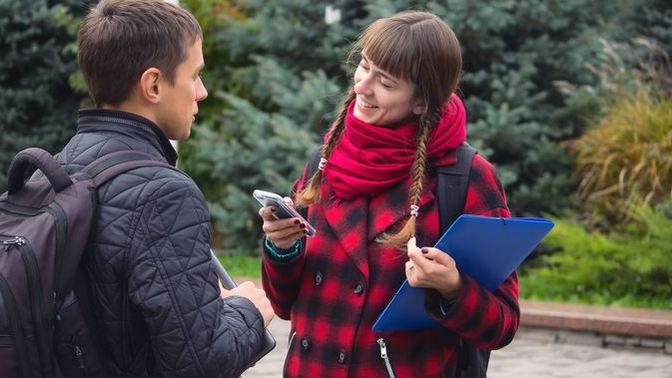 If you meet someone and exchange numbers, what does it mean?
