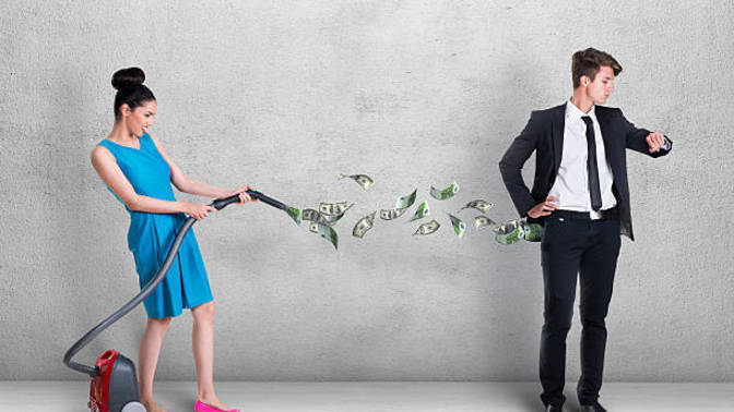 In the dating game, to what extent are girls focused on how much money guys have?