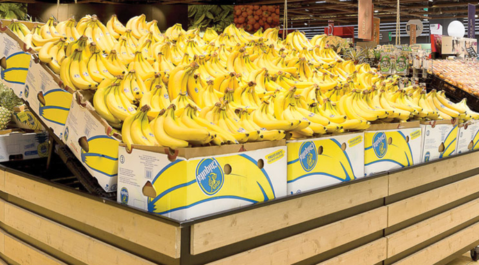 When Go Grocery Shopping & You Buy Bananas Do You Face Them Up Or Down In Your Shopping Cart?