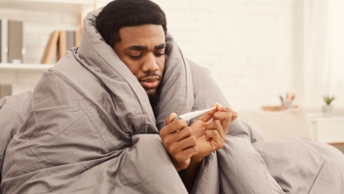If the guy that you are seeing is sick but you need to talk to him in person, would you wait until he got better first?