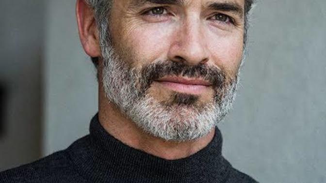 Greying facial hair on men with age?