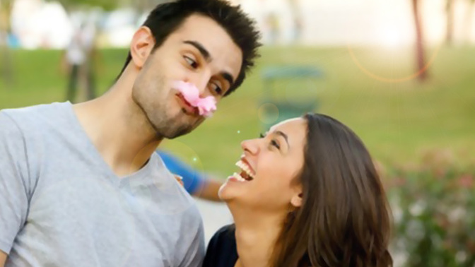 Do Men acts silly next to their crush or they usually behave?