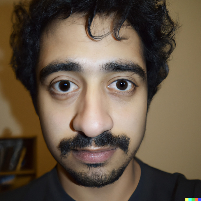 You can describe how you physically look, or an interesting scene of something, and then see if I can get AI to recreate it for you?