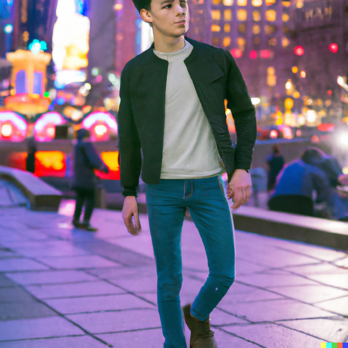You can describe how you physically look, or an interesting scene of something, and then see if I can get AI to recreate it for you?