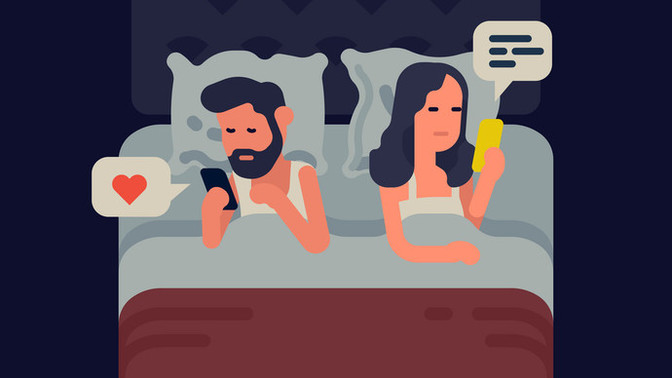 Should couples keep their phones private from each other?