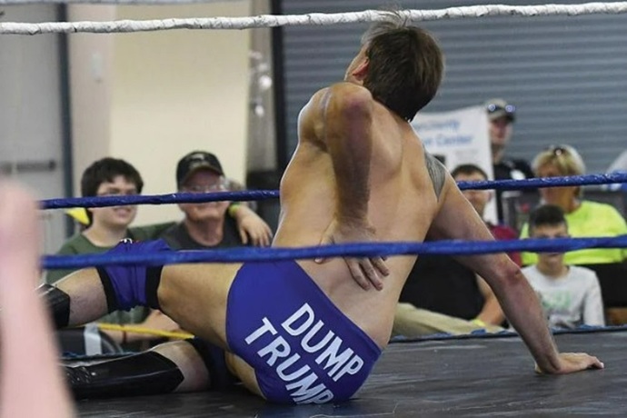 Would you go see the Progressive Liberal Wrestler if he came to your town?
