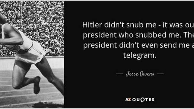 Jesse Owens. Should the 1936 US Olympics team be posthumously stripped of their medals for cheating with Benzedrine drugs?