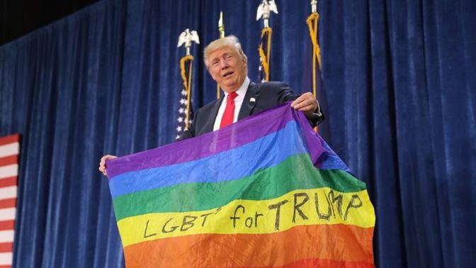 If Donald Trump came out as non-binary, would you be more or less likely to vote for them?