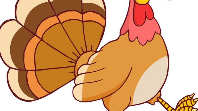 Are all you Turkeys going to fill up with all the fixin's today, or go to McDonald's?