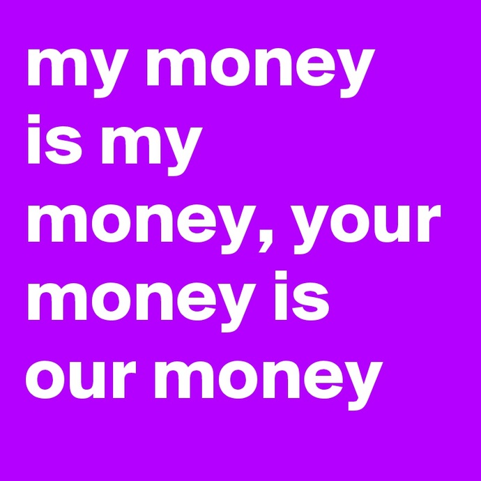 Does it matter who pays for what?
