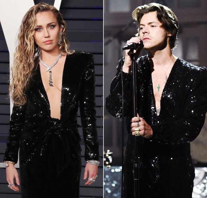 Miley and Harry - who wore it best?