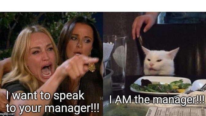 Have you ever asked to speak to a manager about a complaint or complaints you had?