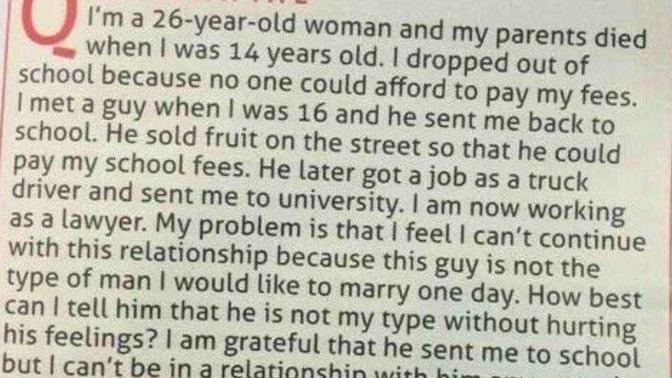 This is a perfect example of female hypergamy, What do you think?