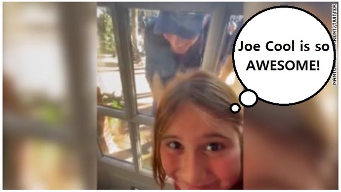 Children screamed with joy when they saw President Biden out shopping. How does this make you feel?
