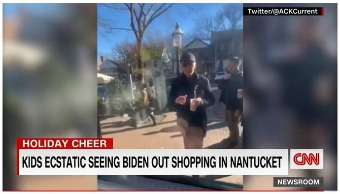 Children screamed with joy when they saw President Biden out shopping. How does this make you feel?