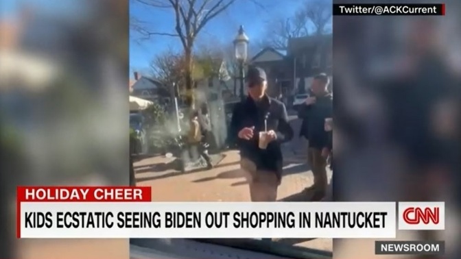 Children screamed with joy when they saw President Biden out shopping. How does this make you feel?