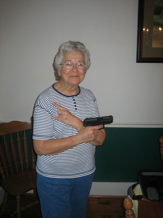 What would you do if your grandmother became a gang banger?