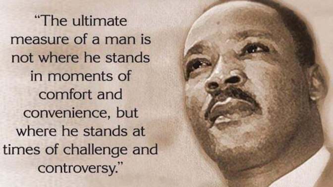 Do you think Kanye West compares easily to MLK jr?