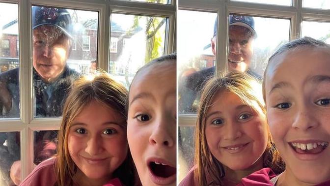 If you a caught a voyeur looking in at your kids touching himself what would be your reaction?