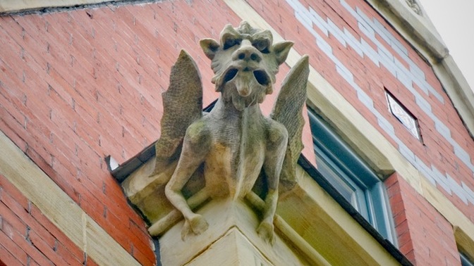 If Gargoyles were real and one decided to perch on top of your home what would you do?