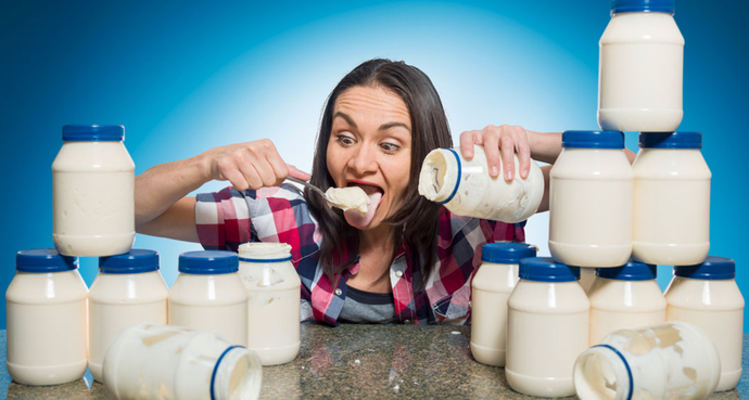 If Someone Challenged You To Eat 5 Gallons Of Mayonnaise Would You Be Up For The Challenge If The Price Was Right $$$?