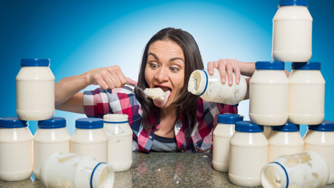 If Someone Challenged You To Eat 5 Gallons Of Mayonnaise Would You Be Up For The Challenge If The Price Was Right $$$?