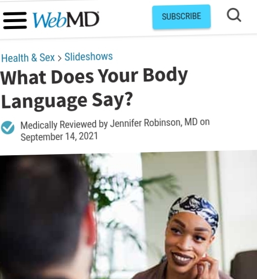 Body language what do you notice about a person?