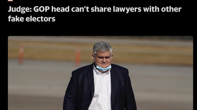 What should the punishment be for a political party that uses fake electors?