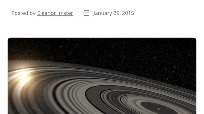This exo planet has rings 200x greater than Saturn does. What’s your coolest space fact that you know or have read about?