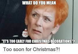 Is it time to celebrate Christmas?