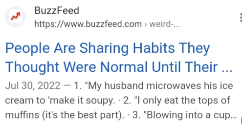 Funny habits people have?