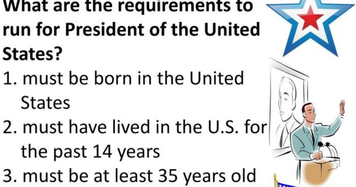 Why are the requirements for being US President so different from those