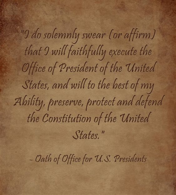 Why are the Republicans so against in the Oath - Are they pledging Allegiance to uphold the Constitution, the base and who support Trump or other?