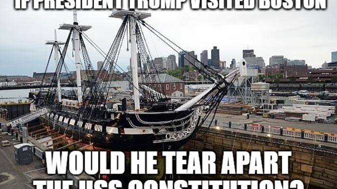 Who thinks that the Constitution should be ripped up - all laws should be discarded - and without any rule of law - Trump should be President ?
