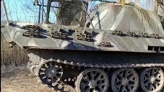Did Ukrainian soldiers use a Panther tank against Russians in 2022?