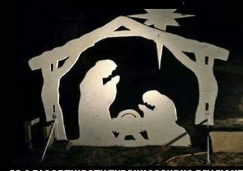 Nativity or T rex?