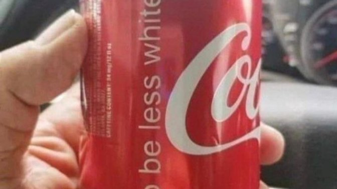 Do you drink Coke if you are white?