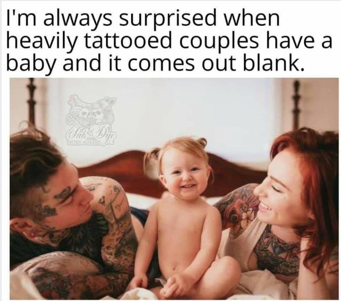 Tattoos and piercing?
