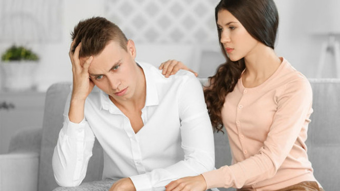 How can I support a boyfriend who asked for some space when he has troubles at work?