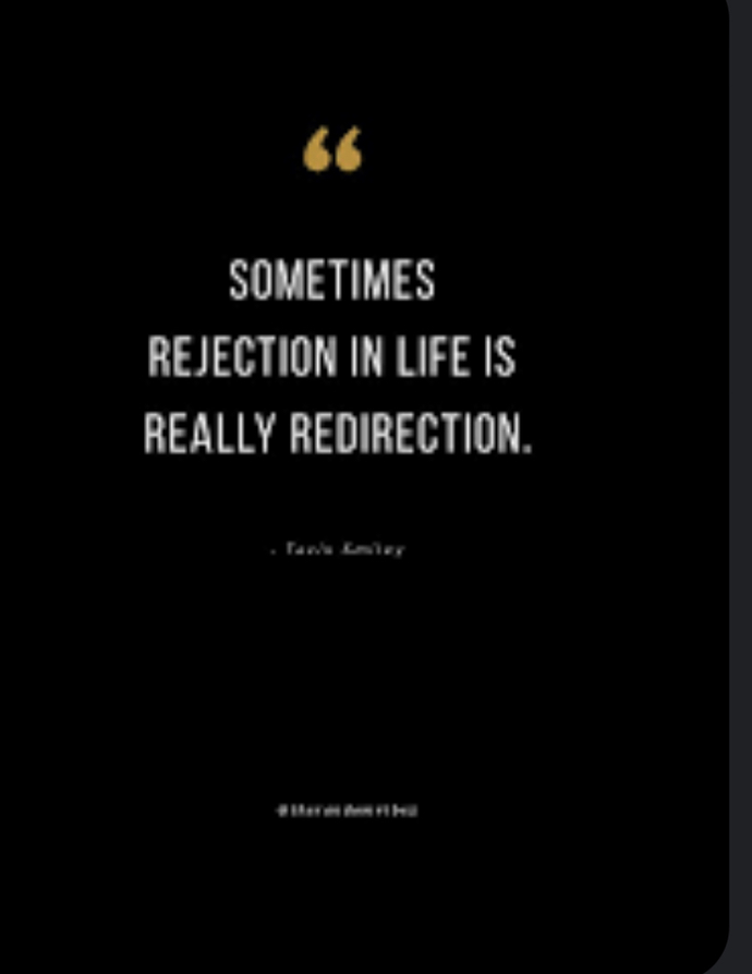 Why do People get so upset about rejection? Is it REALLY your loss or theirs?(way I see it, their loss not mine)?