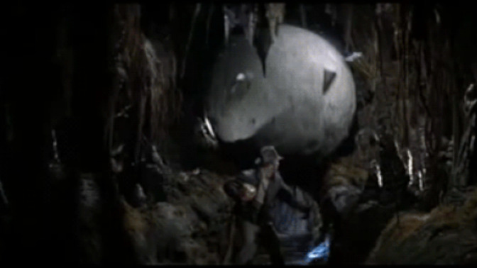 Could YOU have easily outrun the huge bolder in Indiana Jones Raiders of the lost Ark?
