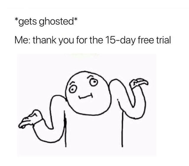 Have you ever been ghosted by someone you were dating because they went with another person?