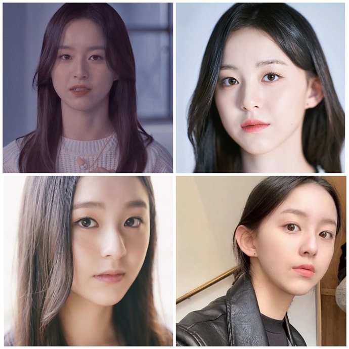 Which lady is more beautiful?