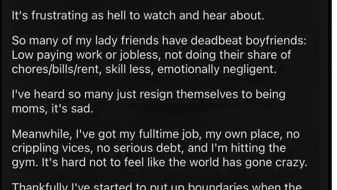 Why Do Some Men Feel Entitled To Having A Girlfriend (As A Prize) For Being A Well Rounded Individual?